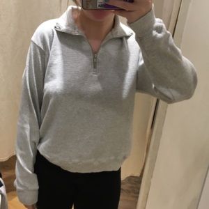 quarter zip pullover brandy melville